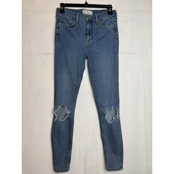 Free People Denim - Free People Jeans Women’s Size 26 Blue Skinny Distressed 61855-16515125 FP